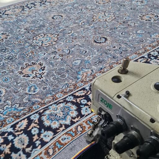 فرشینه باشگاه راهرویی و کناره 1 در 3 طرح طوسی ذغالی کد Roll 107(پس کرایه) — تصویر ۷