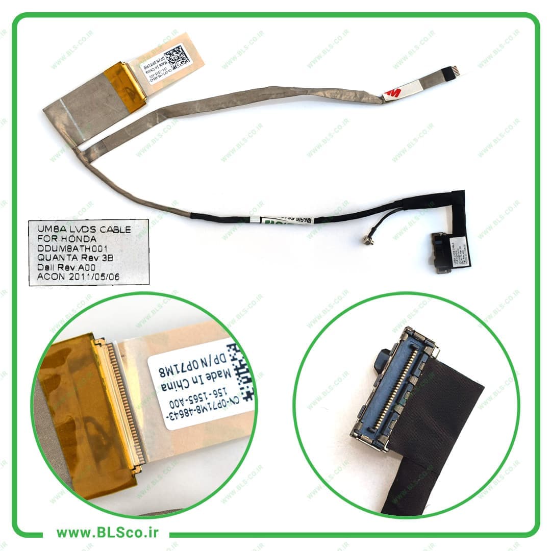 برد پورت وی جی ای و سوکت لن و به همراه فلت لپ تاپ دل مدل DELL INSPIRON N4010 — تصویر ۲