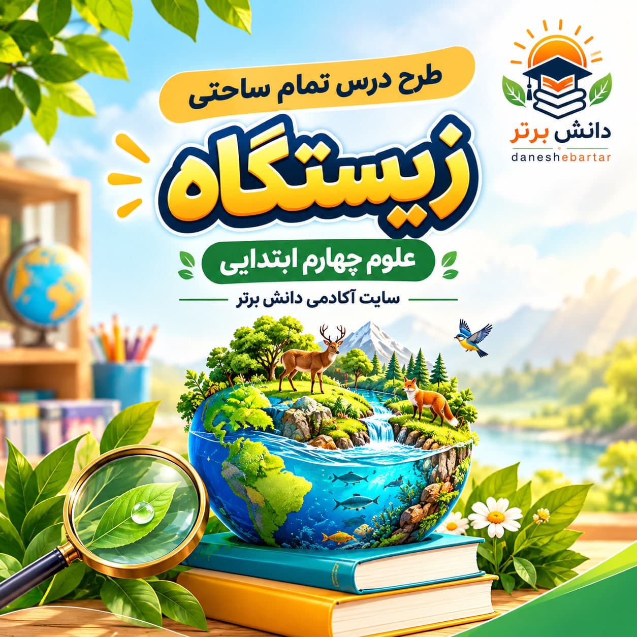 13_طرح درس تمام ساحتی زیستگاه | مقام آور علوم چهارم