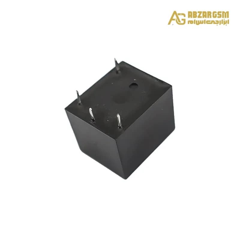 رله 12V-10A پایه میلون T73 تک کنتاکت 4 پین مارک HKF کد JQC-3FP — تصویر ۲
