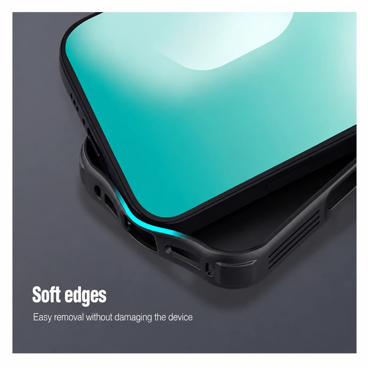 گارد دودی نیلکین Super Frosted Shield Pro Clear case گوشی سامسونگ A37 — تصویر ۳