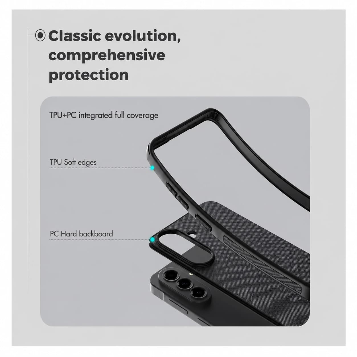 گارد دودی نیلکین Super Frosted Shield Pro Clear case گوشی سامسونگ A37 — تصویر ۶