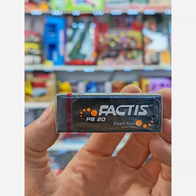 پاک کن مشکی برند Factis سایز بزرگ وارداتی PB20 — تصویر ۲