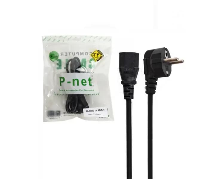 کابل برق کامپیوتر برند P-net طول 1.5 متر — تصویر ۲