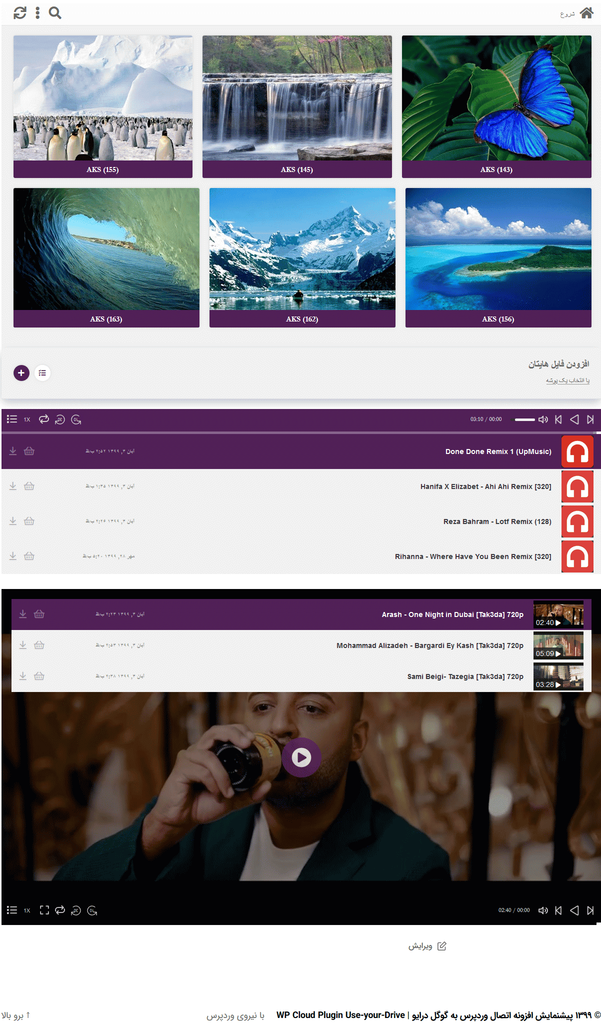 افزونه اتصال گوگل درایو به وردپرس | WP Cloud Plugin Use-your-Drive — تصویر ۴