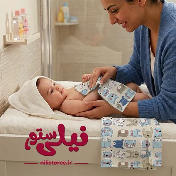 خشک کن ۲ عددی نوزاد برند بیبی فورلایف baby4life کد 5 — تصویر ۲