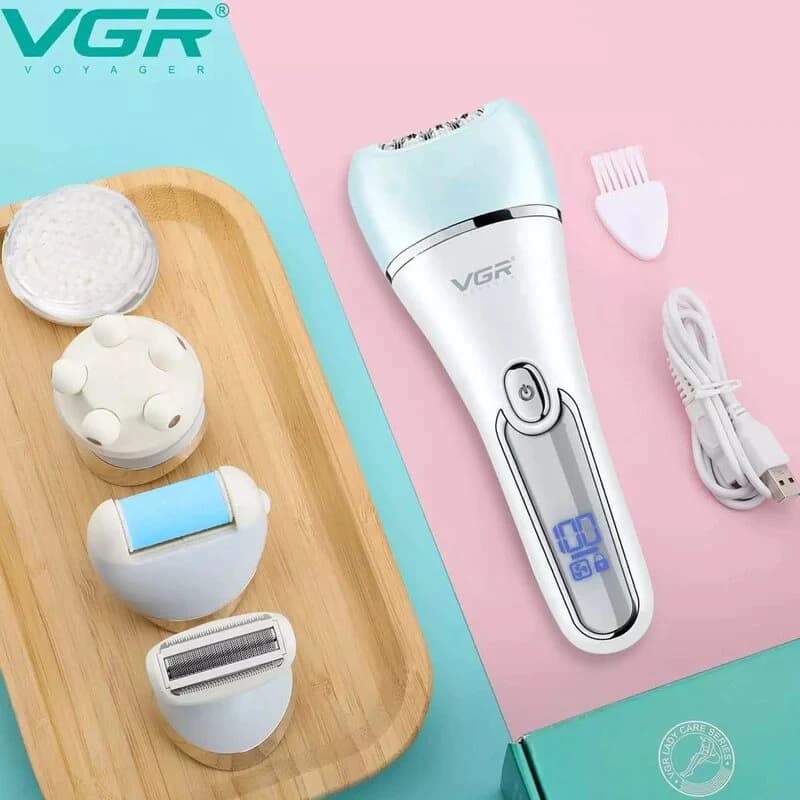 اپیلاتور (اپیلیدی) اصلاح موی بدن و صورت بانوان وی جی ار مدل V-733 — تصویر ۴