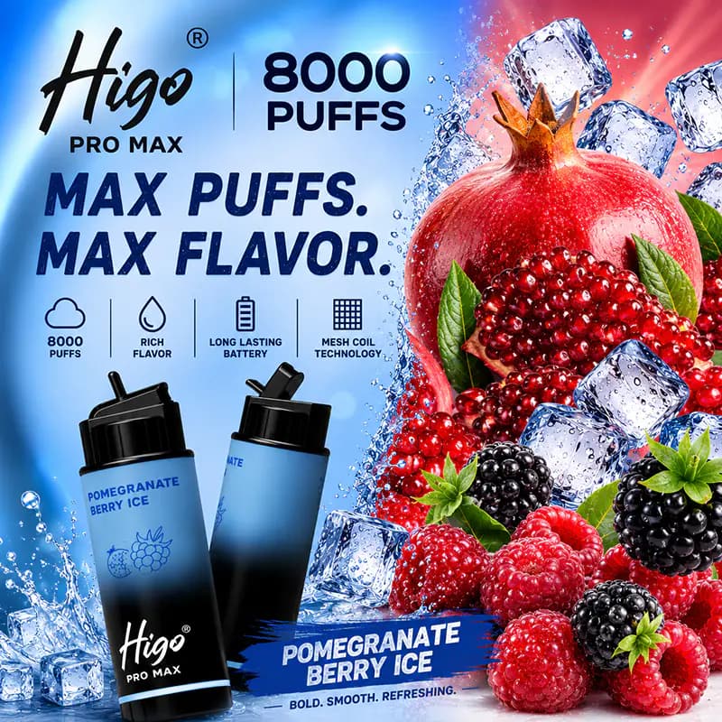 پاد هیگو پرومکس 8000 پاف Higo pro max 8000 puffs