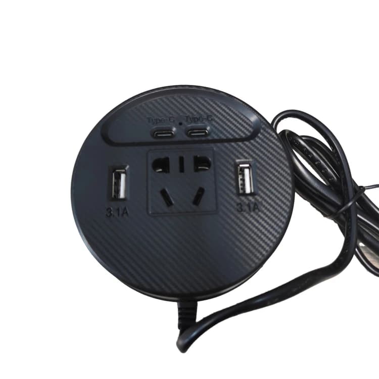 مبدل برق خودرو 150 وات با خروجی AC و 2 پورت USB و Type-C — تصویر ۵