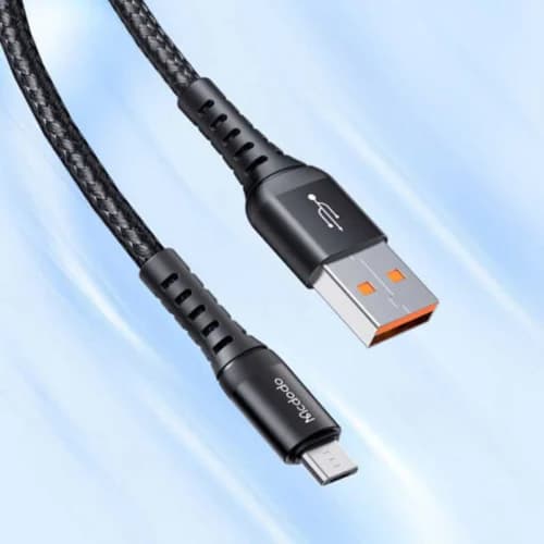 کابل کوتاه میکرو یو اس بی فست شارژ 3 آمپر مک دودو CA-2280 طول 20 سانتی متر — تصویر ۳