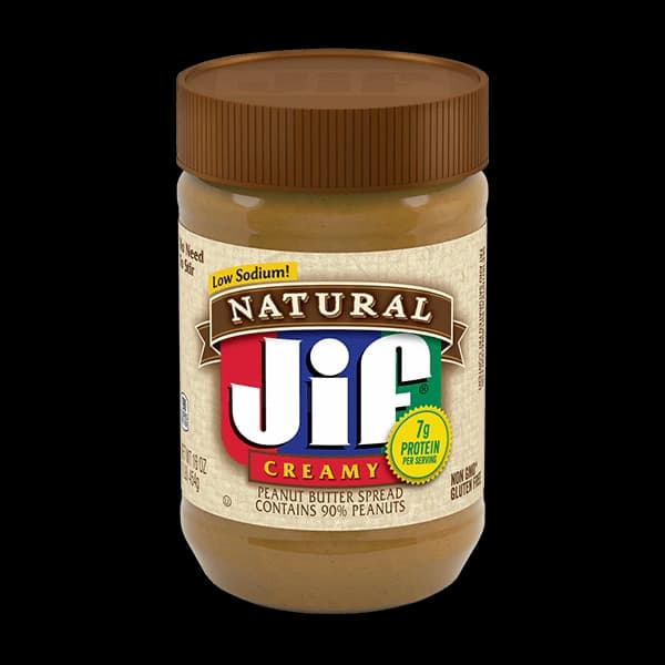 کره بادام زمینی جیف نچرال کرمی Jif natural creamy peanut butter