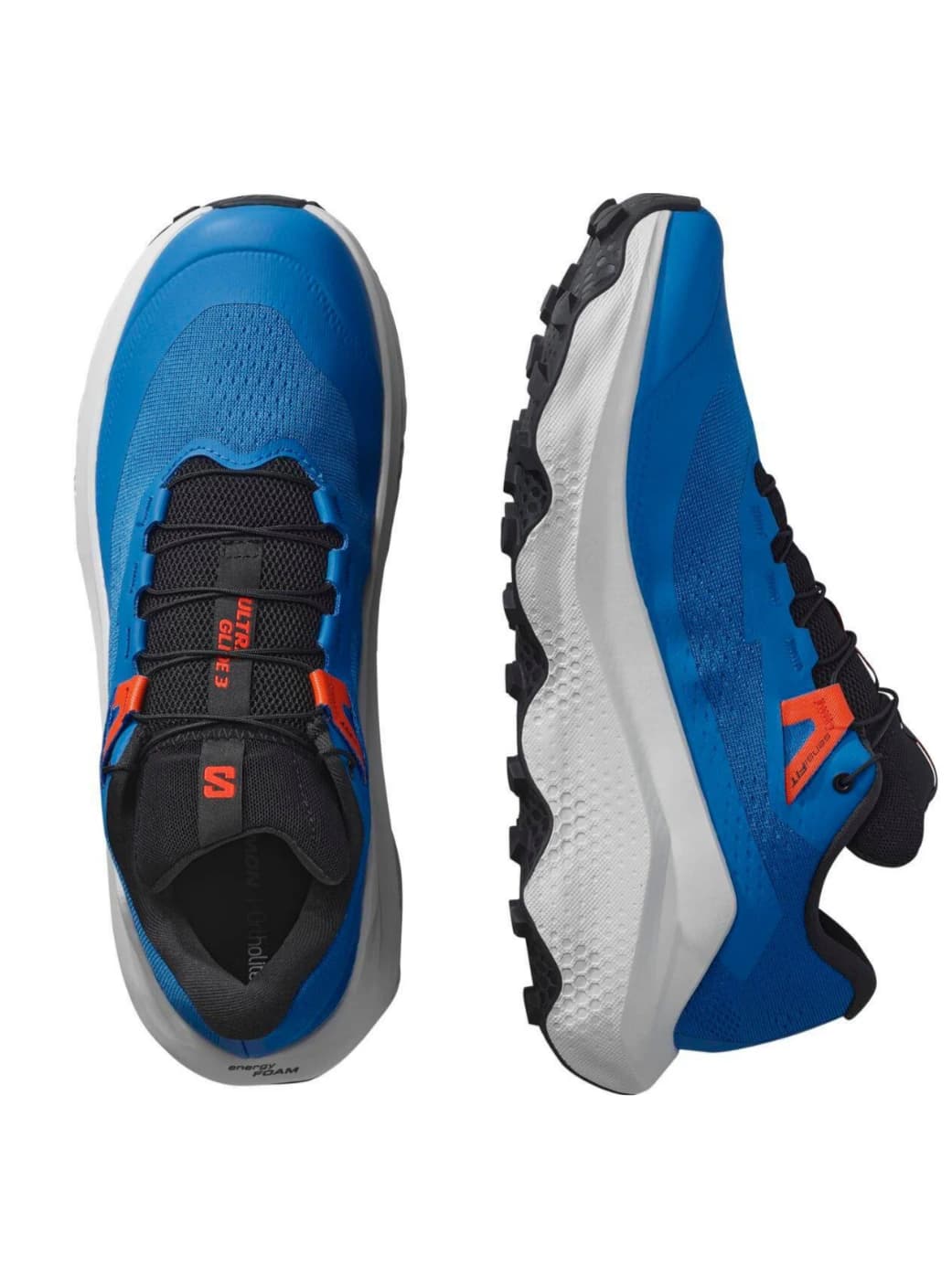کتونی سالامون مدلSALOMON Ultra Glide 3آبی زیر سفید — تصویر ۵