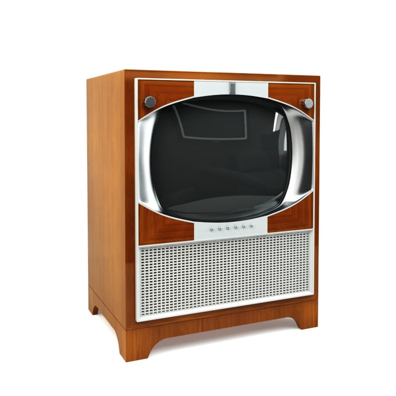 دانلود آبجکت تریدیمکس تلوزیون باکس چوبی آنتیک Antique wooden box TV