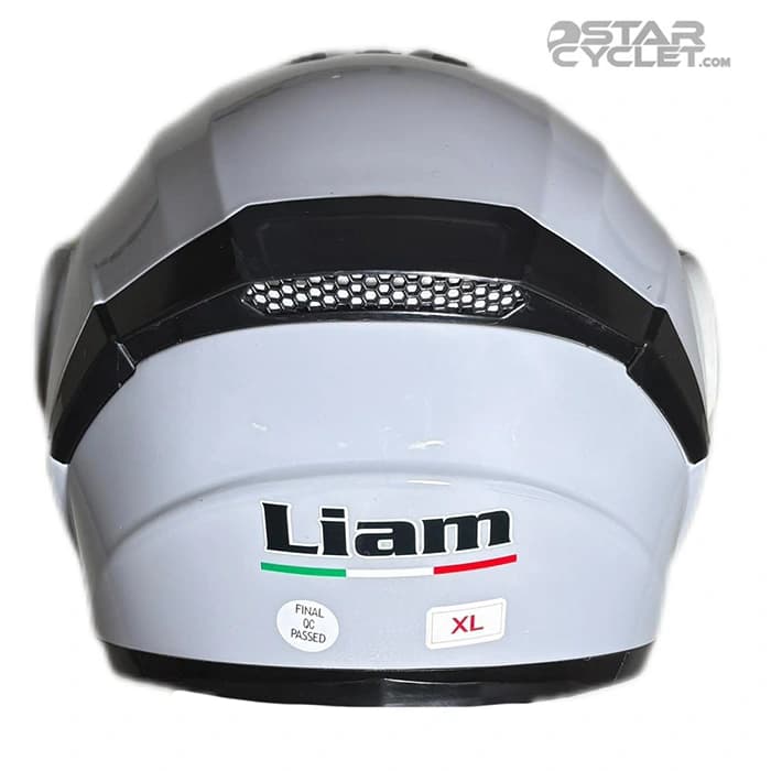 کلاه کاسکت فک متحرک LiAM مدل GRAY — تصویر ۴