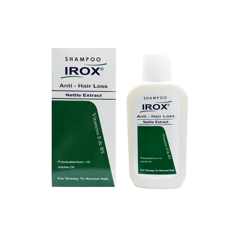 شامپو ضد ریزش حاوی عصاره گزنه مناسب موهای چرب تا معمولی 200ml ایروکس Irox