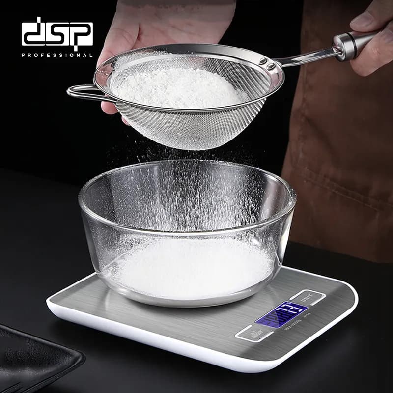 ترازو آشپزخانه تمام استیل دی اس پی مدلdsp-KD7012 — تصویر ۵