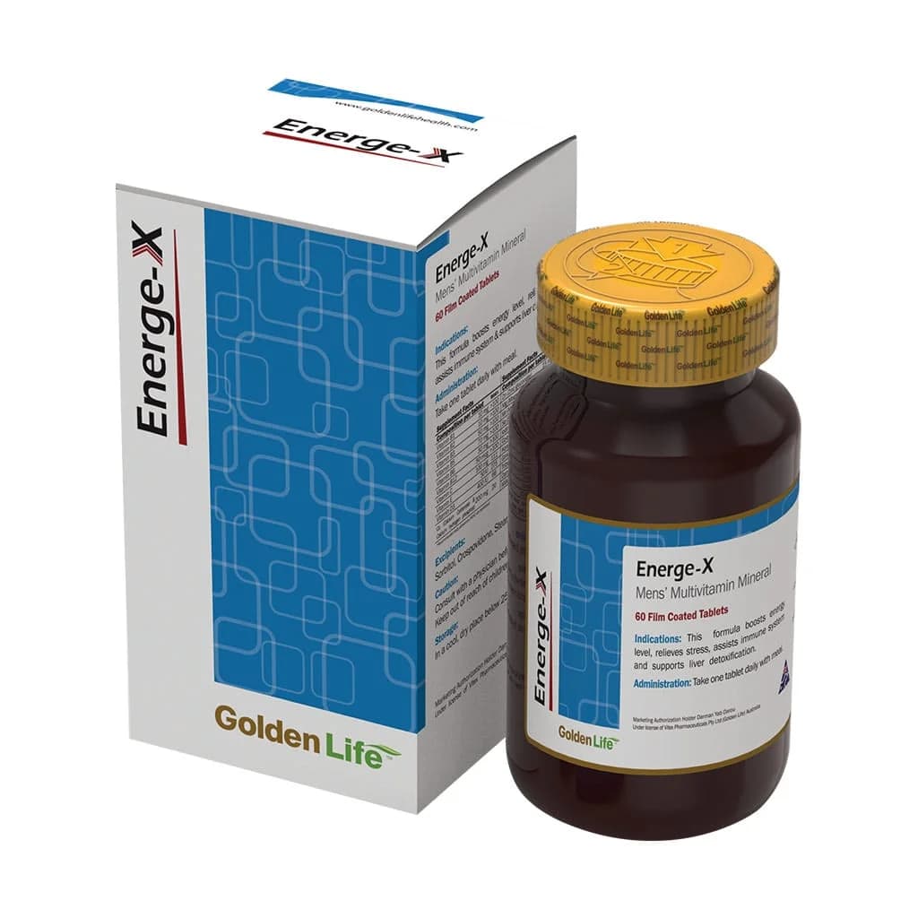 قرص انرژکس 60 عددی گلدن لایف (Golden Life Energe-X)
