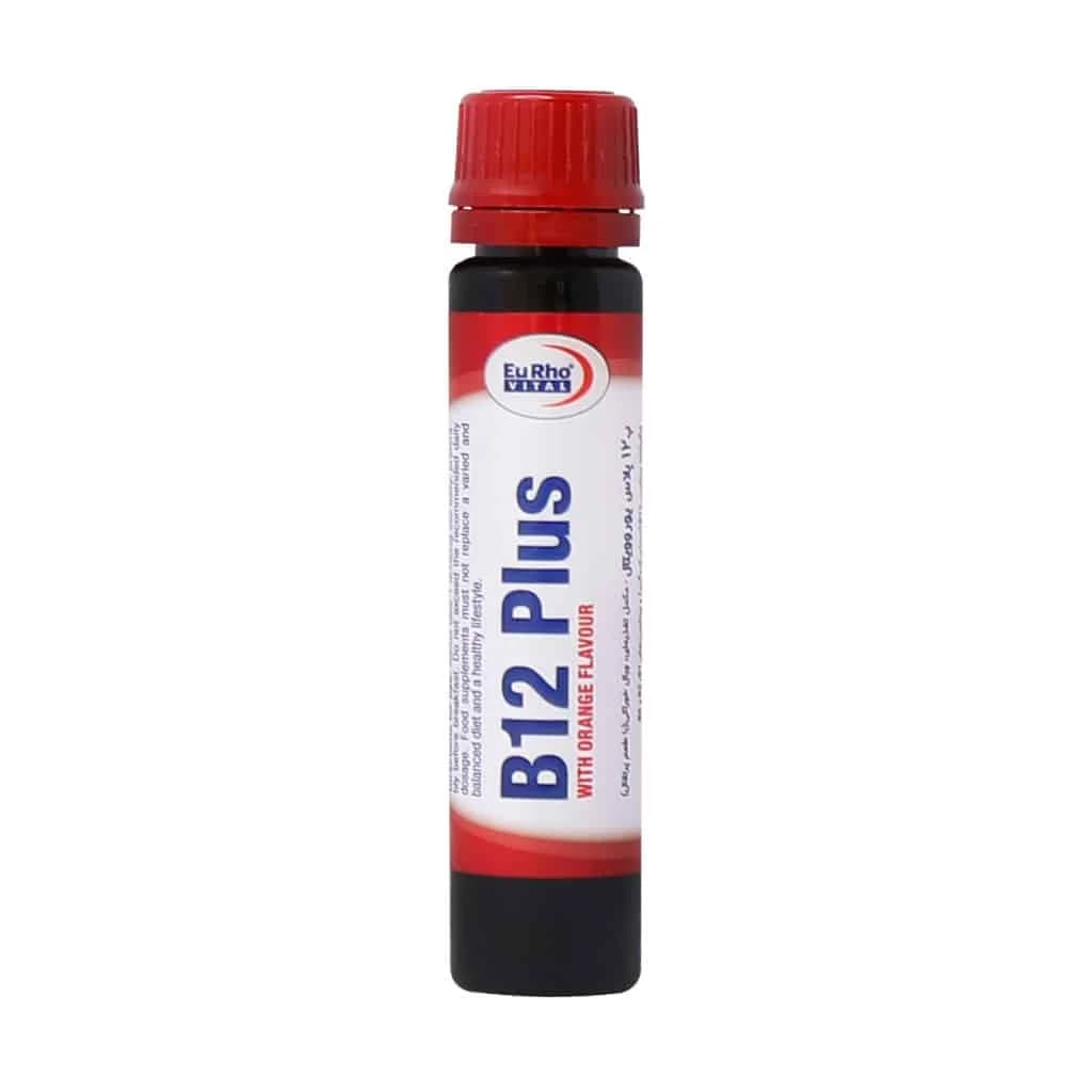 ویال خوراکی ویتامین B12 پلاس یوروویتال 6 عدد (Eurho Vital Vitamin B12 Plus) — تصویر ۲