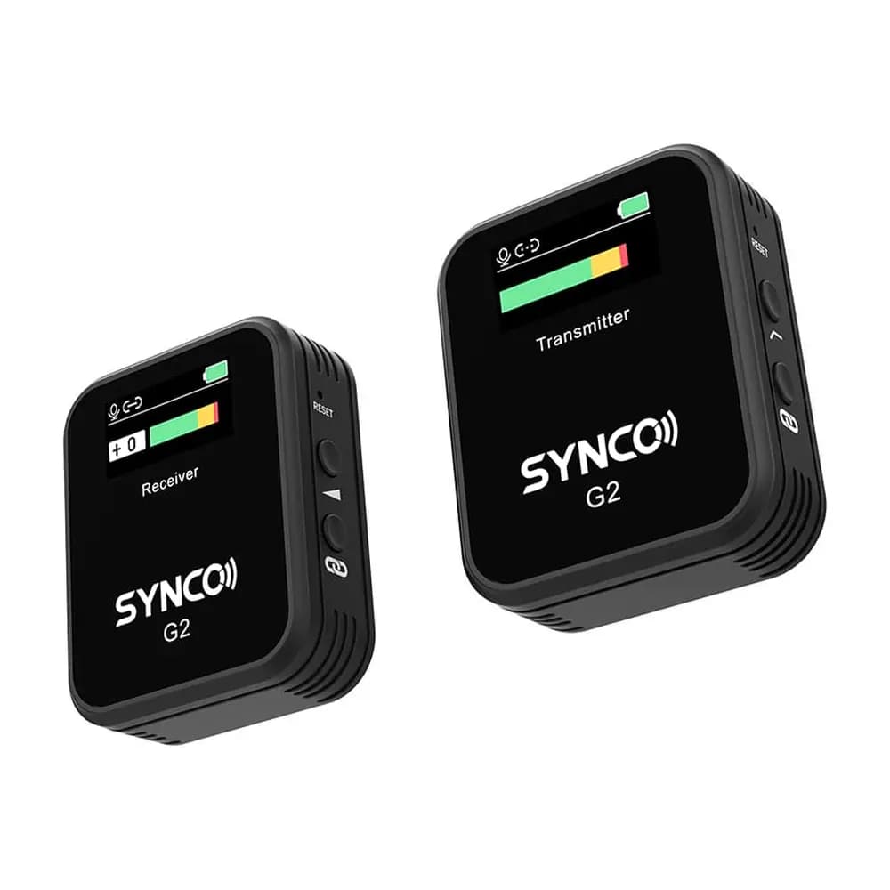 میکروفون یقهای بیسیم سینکو SYNCO G2(A1) تکفرستنده 2.4GHz — تصویر ۳