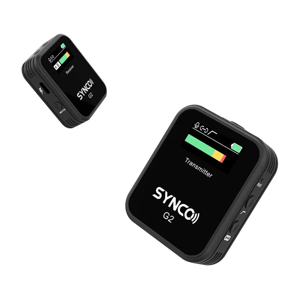میکروفون یقهای بیسیم سینکو SYNCO G2(A1) تکفرستنده 2.4GHz — تصویر ۴