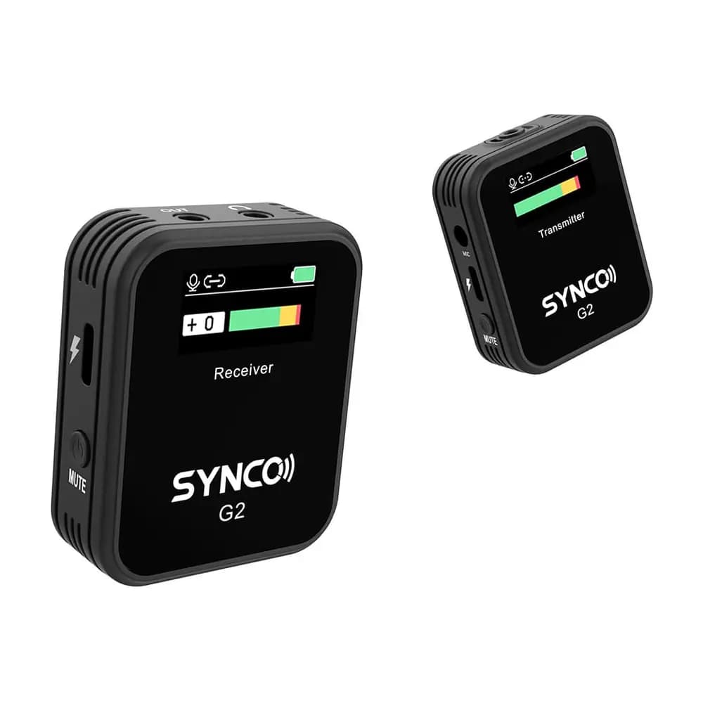 میکروفون یقهای بیسیم سینکو SYNCO G2(A1) تکفرستنده 2.4GHz