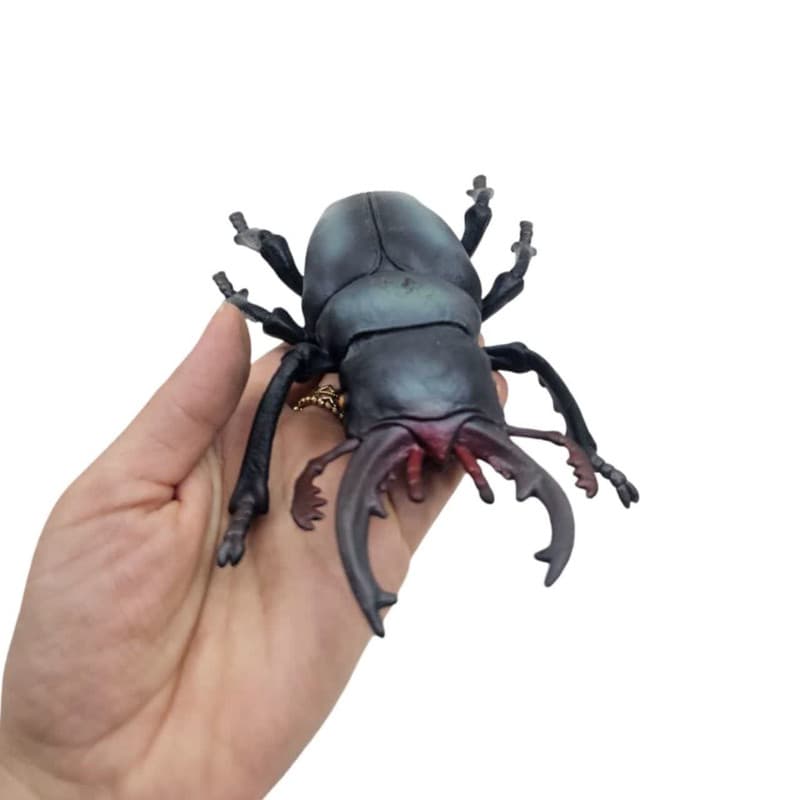 فیگور ناب سل مدل سوسک گوزنی کد STAG BEETLE NAAB008 طول 15سانتیمتر