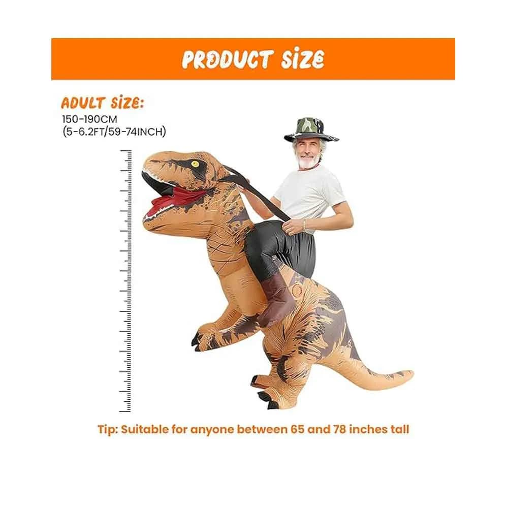 لباس بادی دایناسور T-Rex بزرگسال AM ANNA | هالووین — تصویر ۲