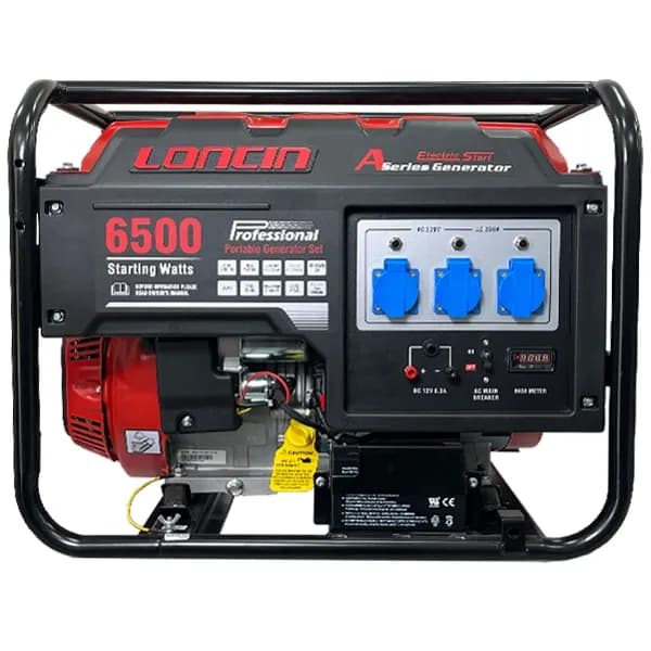 موتور برق بنزینی لانسین LC6500AS با توان 5.5 کیلووات — تصویر ۲