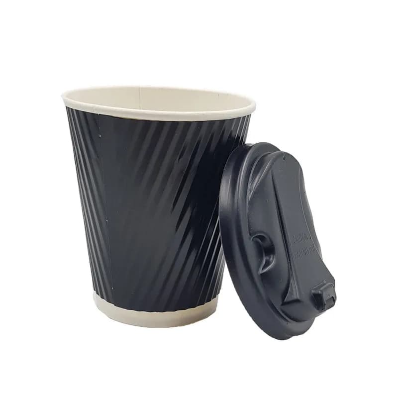 لیوان یکبار مصرف مدل کاغذی دوجداره 220 cc بسته 50 عددی — تصویر ۲
