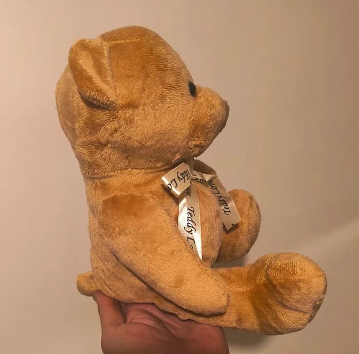 عروسک پولیشی طرح خرس کد 333 ارتفاع 30 سانتیمتر — تصویر ۲