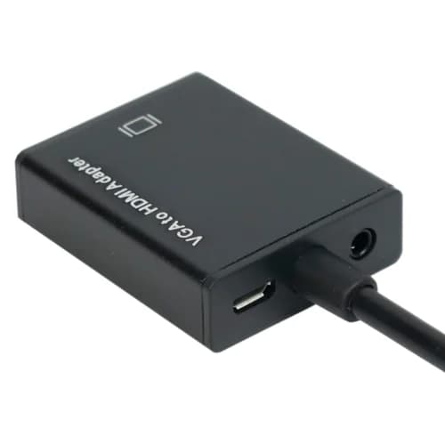 تبدیل VGA به Adapter 5138 HDMI + کابل صدا و کابل Micro USB — تصویر ۲