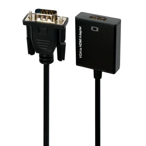تبدیل VGA به Adapter 5138 HDMI + کابل صدا و کابل Micro USB — تصویر ۵