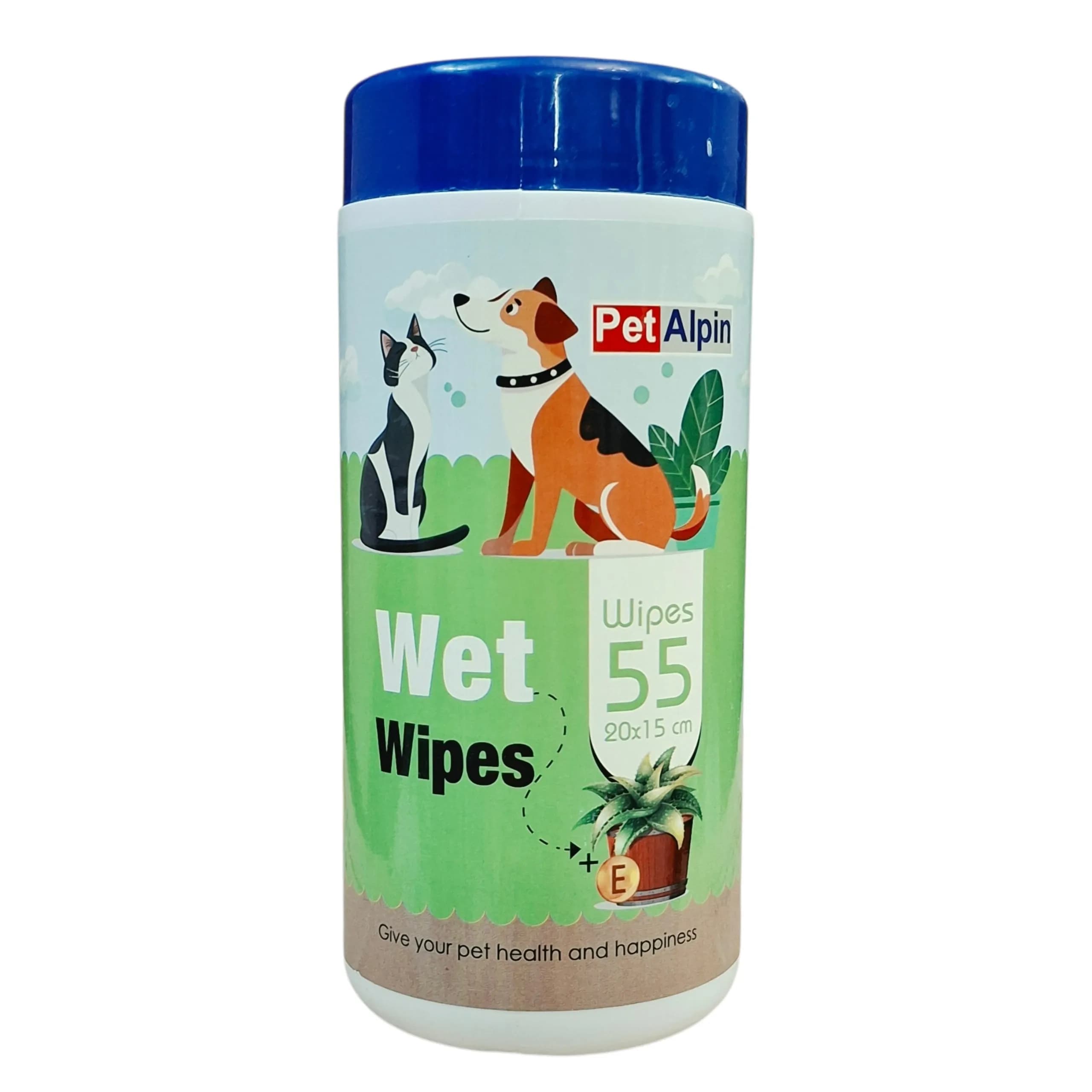 دستمال مرطوب 55 عددی برند Pet Alpin