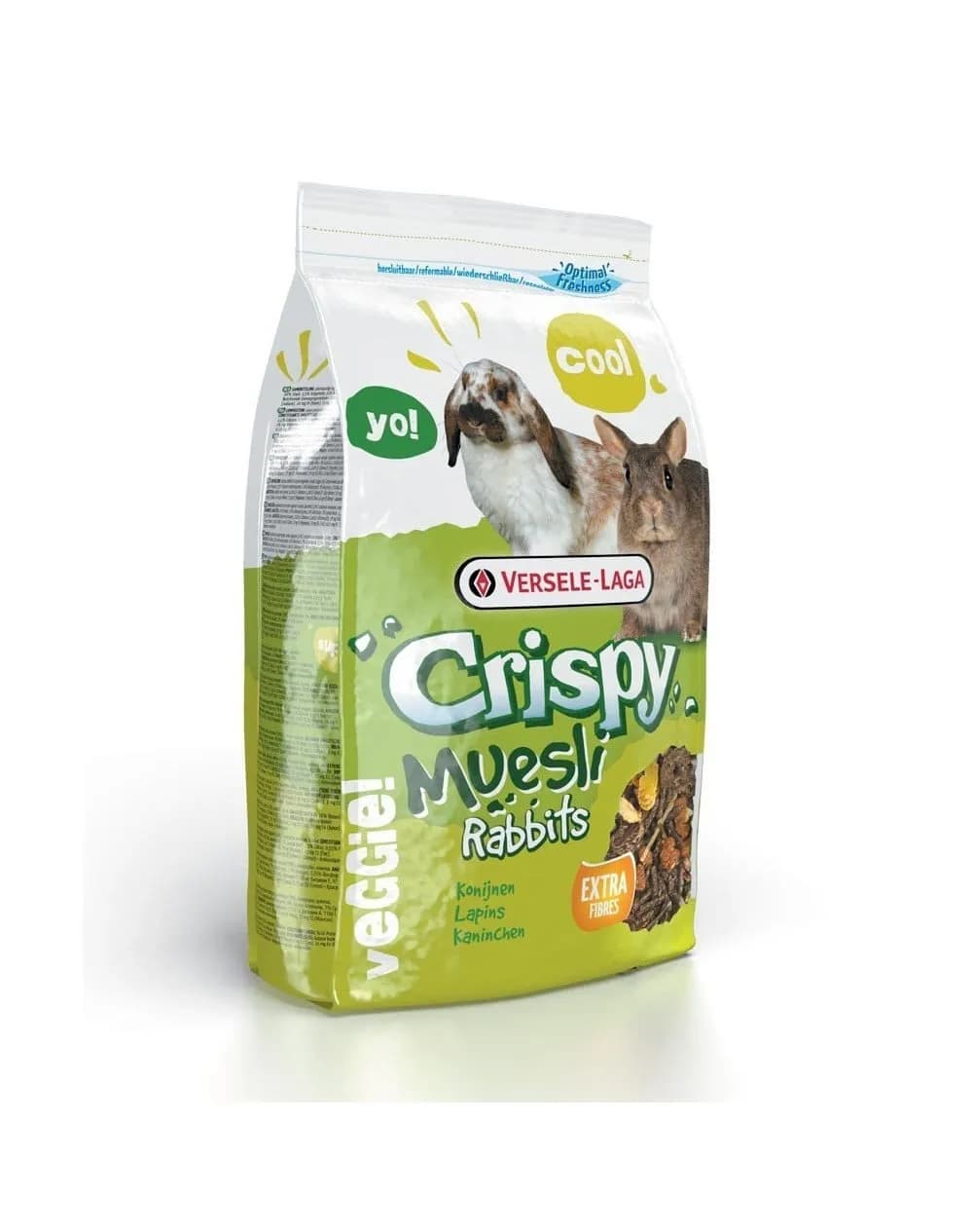 غذای خرگوش بالغ برند VERSELE-LAGA سری Crispy مدل Muesli Rabbits
