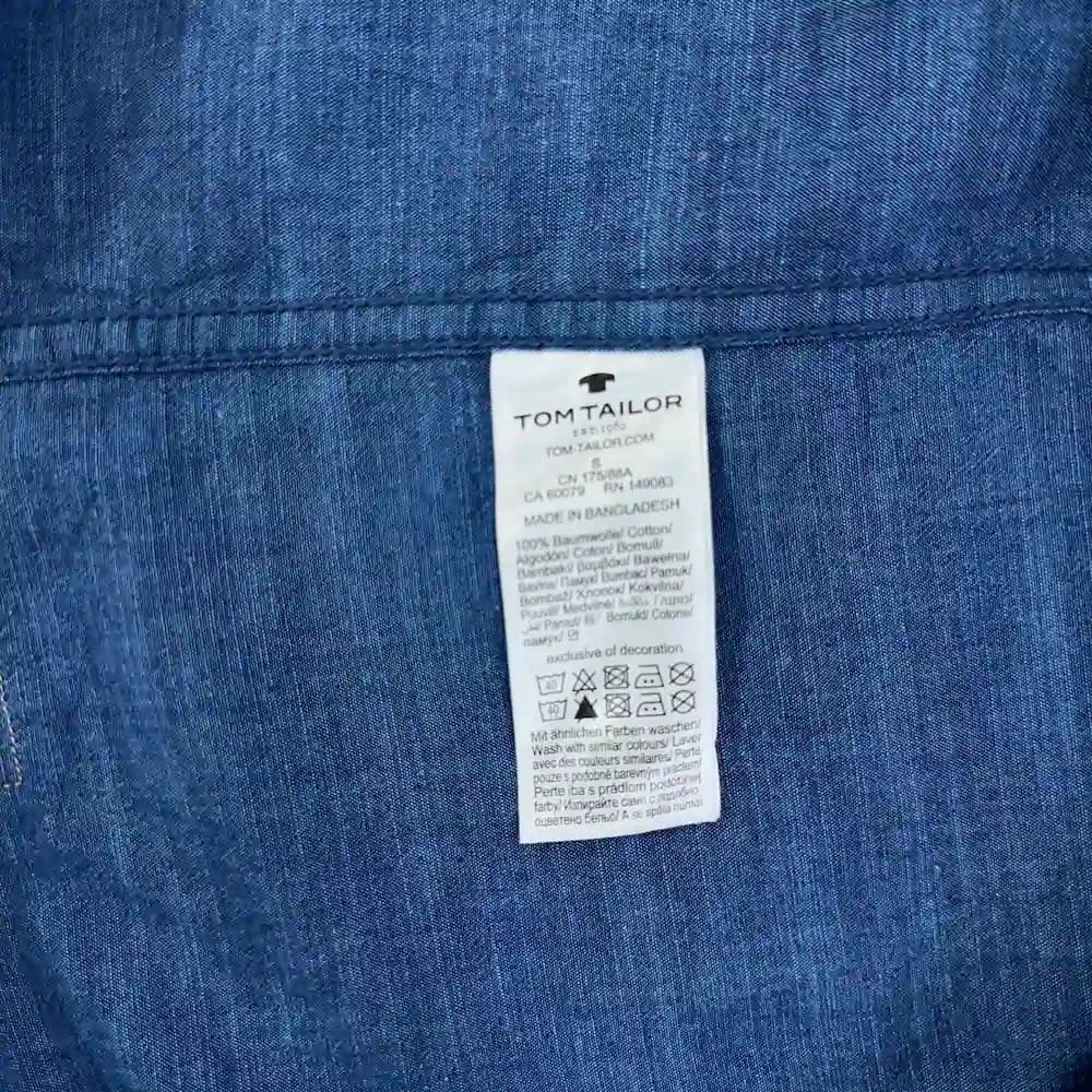 پیراهن مردانه اورجینال TOM TAILOR سایز S — تصویر ۲
