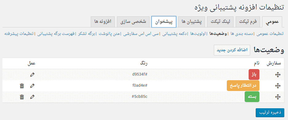 افزونه پشتیبانی و ارسال تیکت ساپورت پلاس + آموزش | WP Support Plus — تصویر ۳