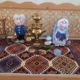 عروسک سنتی ننه جون و آقا جون.عروسک شب یلدا.ننه سرما — تصویر ۳