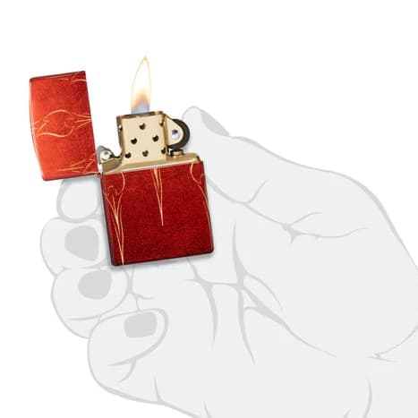فندک زیپو اصل کد 48510 – Original Zippo Omber Zippo Flames Design — تصویر ۸