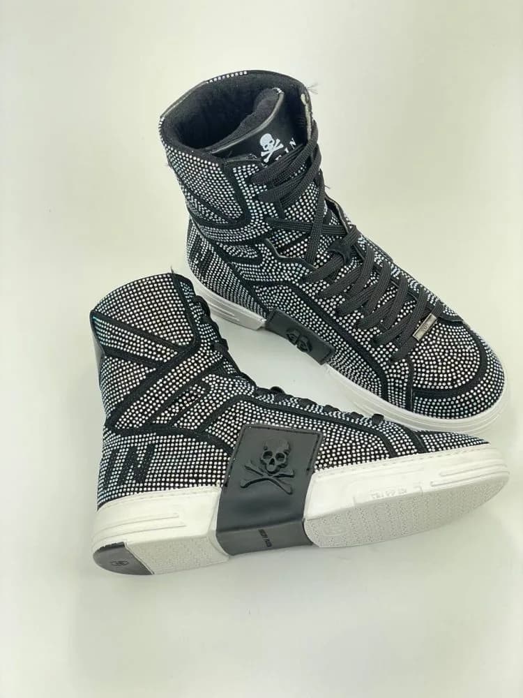 کد 1810 بوت فیلیپ پلین Philipp Plein تمام نگین هفت رنگ — تصویر ۷