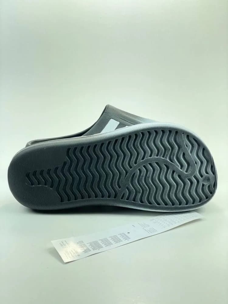 ادیداس ADIDAS تزریق eva ایویا جلو بسته پشت نعلنگی مشکی سفید طرحدار — تصویر ۳