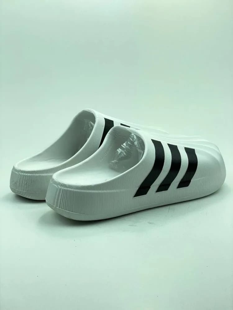 ادیداس ADIDAS تزریق eva ایویا جلو بسته پشت نعلنگی سفید مشکی — تصویر ۵
