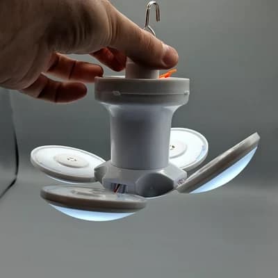 لامپ خورشیدی و شارژی مدل Solar Emergency Charging Lamp 2029 — تصویر ۲
