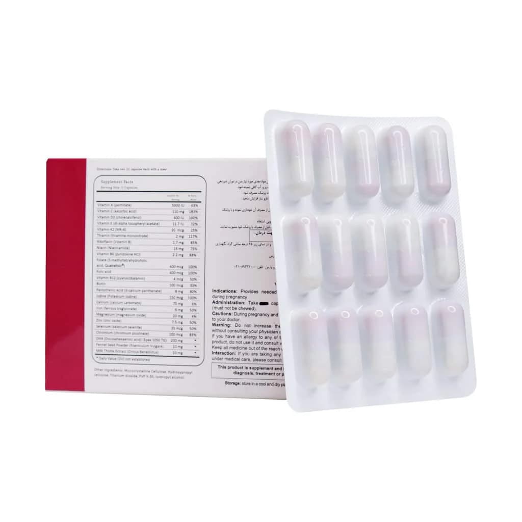 کپسول ففول برست فیدینگ اینترافارم 30 عدد (Intrapharm Fefol Breastfeeding) — تصویر ۳
