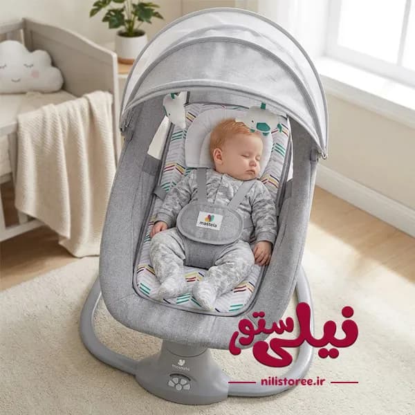 گهواره برقی نوزاد برند ماستلا مدل 3در1