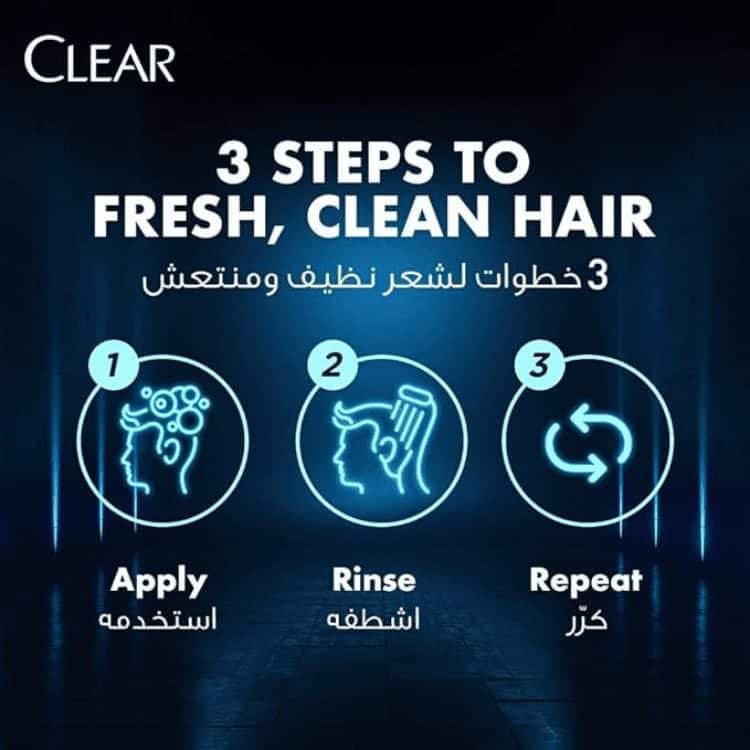 شامپو ضد شوره کلیر عربی مدل STAYL EXPRESS — تصویر ۳