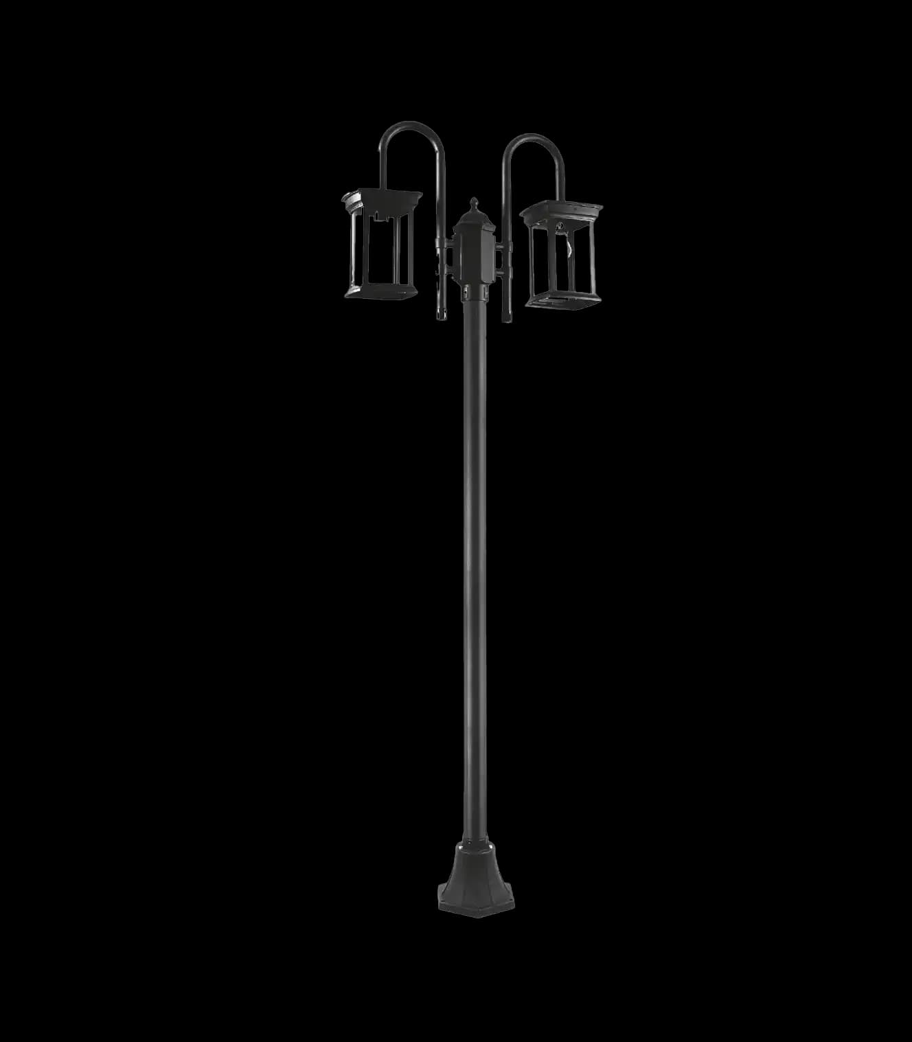 چراغ حیاطی شفاف یکطرفه شعاع SH-1621-2