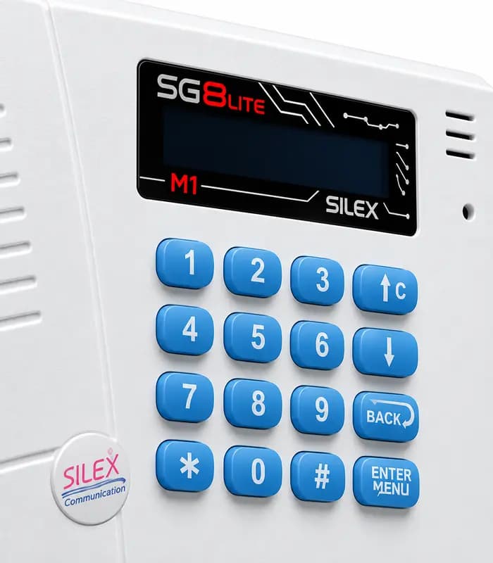 دستگاه دزدگیر (پنل مرکزی) سیمکارتی دزدگیر اماکن سایلکس SILEX مدل SQ8-LITE — تصویر ۴