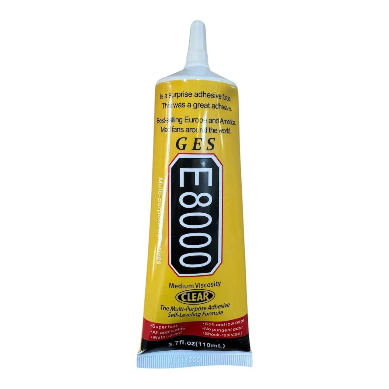 چسب E8000 برند GES حجم ۱۱۰ میلیلیتر کد S1135