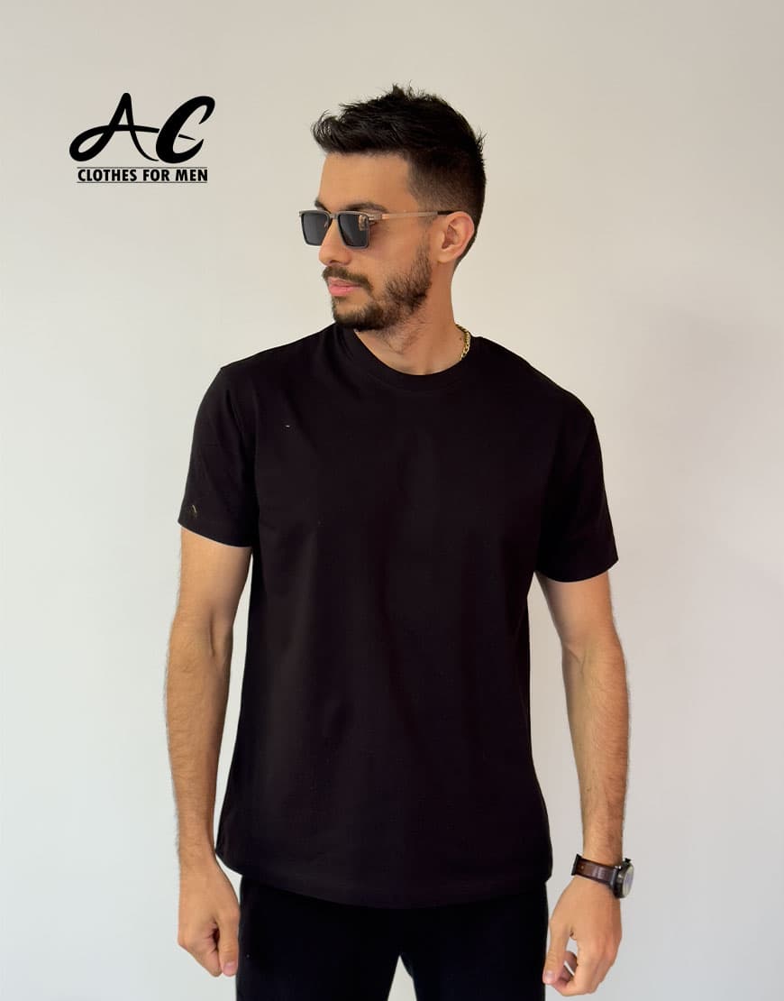 تی شرت آستین کوتاه مردانه کد 8845-AC — تصویر ۲