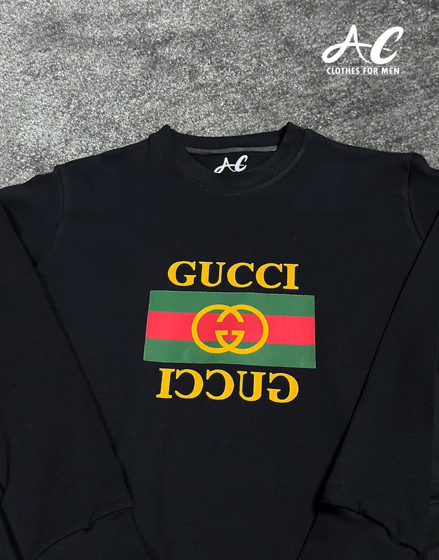 بلوز آستین بلند مردانه یقه گرد گوچی کد GUCCI-AC-4245 — تصویر ۴